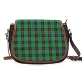 Douglas Black Tartan Saddle Handbags